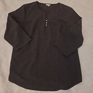 Talbots Polk-a-dot Blouse